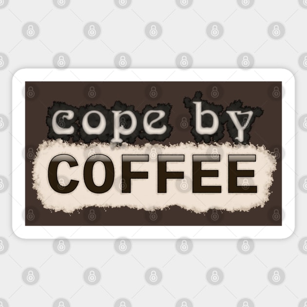 Cope by Coffee Sticker by SolarCross